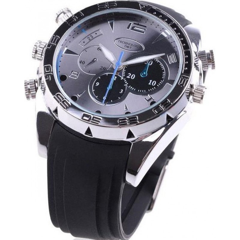 46,95 € Free Shipping | Watch Hidden Cameras Water Resistant spy watch. Hidden camera. PC Camera function. Night vision. Real time display 1080P Full HD