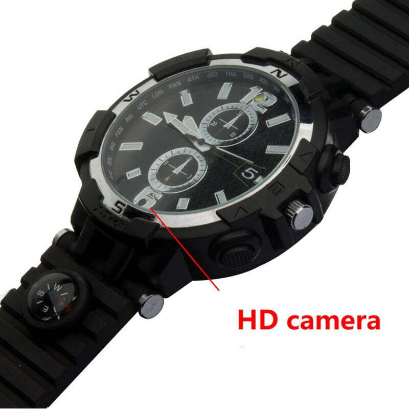 75,95 € Free Shipping | Watch Hidden Cameras WiFi Spy watch. Controlled and Viewed from your cell phone. Hidden camera. IR night vision. Motion detection 720P HD