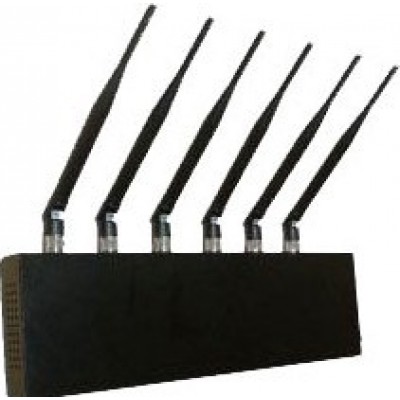 99,95 € Free Shipping | Cell Phone Jammers 6 Antennas. World Wide usage signal blocker GPS