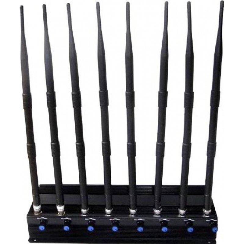 186,95 € Free Shipping | Cell Phone Jammers 8 Bandss Adjustable powerful signal blocker GPS GPS L1