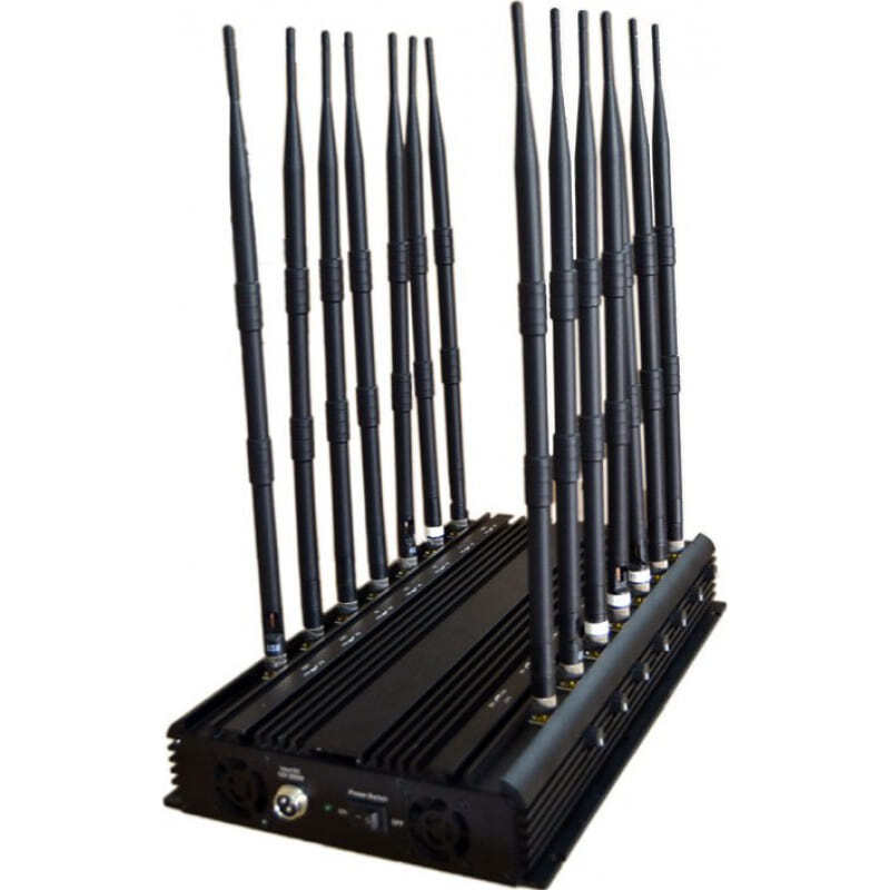296,95 € Free Shipping | Cell Phone Jammers Full bands. Adjustable powerful signal blocker. 14 Antennas GPS 3G
