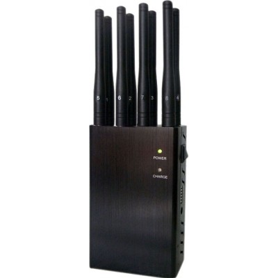 8 Antennas. Handheld signal blocker GPS