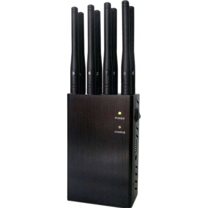 132,95 € Free Shipping | Cell Phone Jammers 8 Antennas. Handheld signal blocker Cell phone 3G Handheld