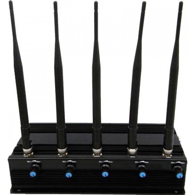 89,95 € Free Shipping | Cell Phone Jammers 5 High power antennas signal blocker Cell phone