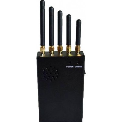 3W Handheld signal blocker with cooling fan GPS