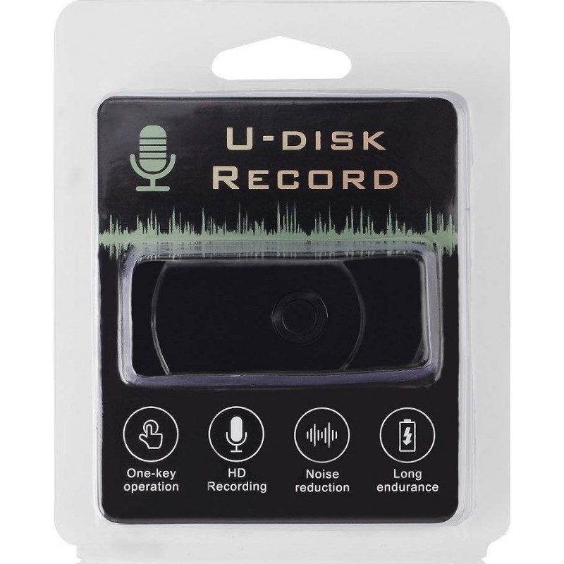33,95 € Envío gratis | Otras Cámaras Ocultas Mini USB Grabadora de voz. Dispositivo de grabación de sonido. Reducción de ruido. Grabación HD