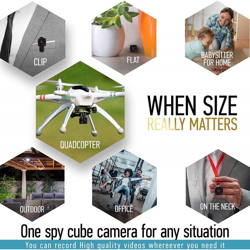 41,95 € Free Shipping | Other Hidden Cameras Mini Spy Camera. 1080P. Hidden Portable HD Camera. Night Vision. Motion Detection. Nanny Cam