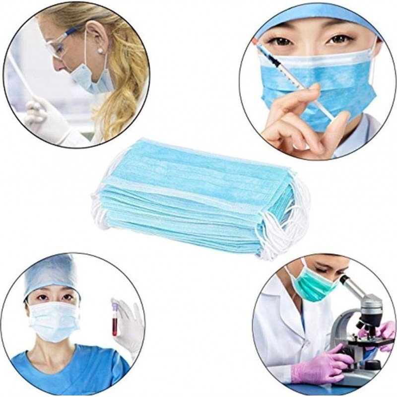 159,95 € Free Shipping | 1000 units box Respiratory Protection Masks Disposable facial sanitary mask. Respiratory protection. Breathable with 3-layer filter