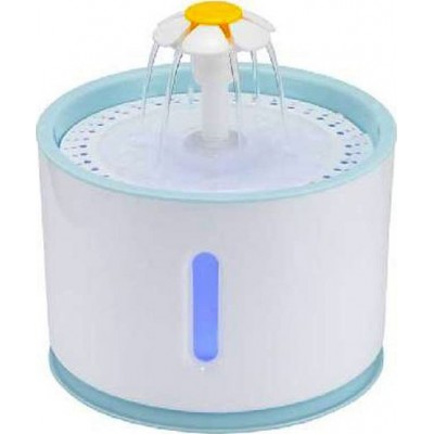 49,99 € Envío gratis | Comederos y bebederos Fuente de agua potable. Interactivo y divertido. Juguetes para perros y gatos Blanco