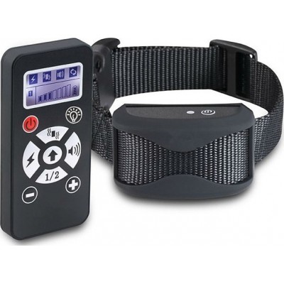 63,99 € Envío gratis | Collar anti-ladridos Collar de adiestramiento para perros. Impermeable. LCD. Descarga estática, vibración y sonido Negro