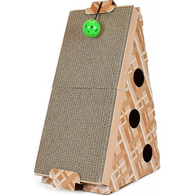Interactive cat toy. Scratch pad. Durable paper pet toy