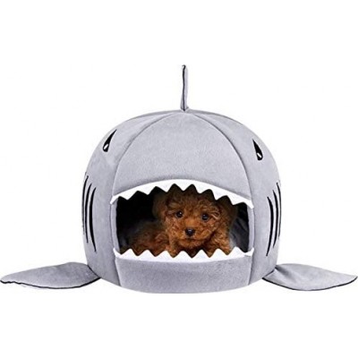28,99 € Free Shipping | Pet Houses Dogs and cats bed shark. Small pets. Removable cushion. Water resistant. Washable