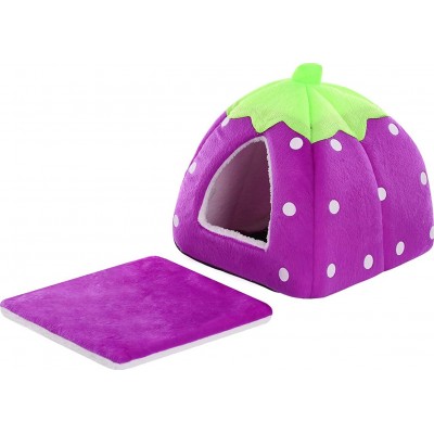 Winter House for pets. Warm nest bed. Portable. Sleeping bag with removable mat