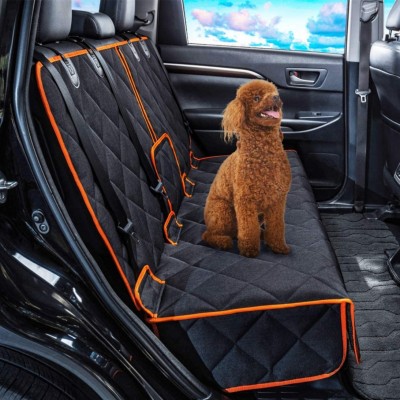 Waterproof seat cover for pets. Nonslip pet seat cover protector. Armrest compatible