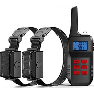 2 units box Dog training collar. Automatic bark control. Up to 2 dogs. 1000 meter range