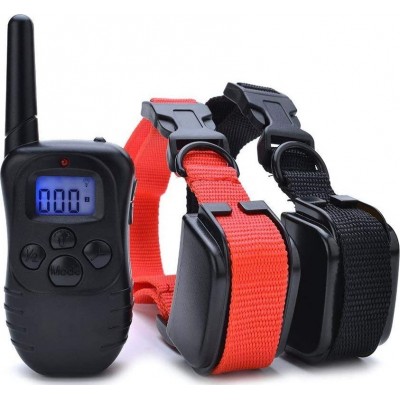 59,99 € Free Shipping | 2 units box Anti-bark collar Training collar for dogs. Waterproof. Vibration and sound. 300 meter range