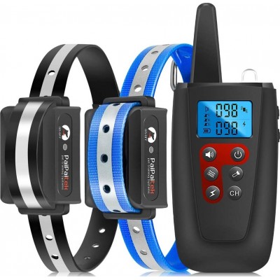 59,99 € Free Shipping | 2 units box Anti-bark collar Dog shock collar with remote control. Waterproof. Dog training collar. Sound mode