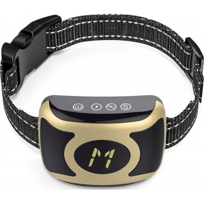 41,99 € Envío gratis | Collar anti-ladridos Collar de adiestramiento antiladridos para perros. Modos de pitido, vibración y descarga estática. Reflexivo