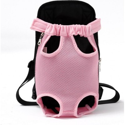 19,99 € Envío gratis | Mediano (M) Bolsos y mochilas Mochila de malla para mascotas. Transpirable. Camuflaje. Bolsa de viaje Rosa