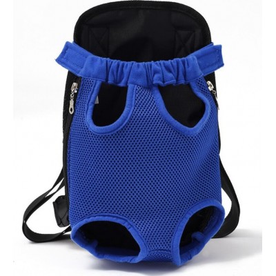 9,99 € Envio grátis | Grande (L) Sacos e mochilas Mochila em malha para animais de estimação. Respirável Camuflar. Bolsa de viagem Azul