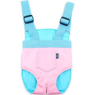 23,99 € Free Shipping | Medium (M) Pet Bags & Handbags Pet carrier. Adjustable backpack. Outdoor and travel pet carrier Pink and Sky blue