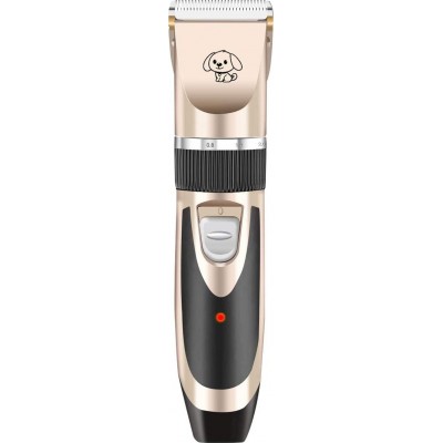 Dog shaver clippers. Pet clippers. Rechargeable dog hair trimmer with comb guides scissors