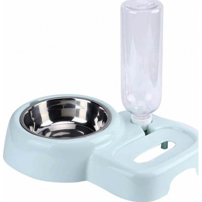 36,99 € Envío gratis | Comederos y bebederos Recipiente de plástico para comida y agua de mascotas. Alimentación automática. Fuente para beber Verde