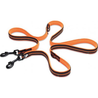 Large (L) 7 In 1. Adjustable dog lead. Hands free pet training leash. Reflective. Walk up to 2 dogs