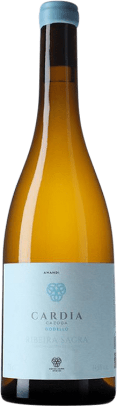 Envío gratis | Vino Blanco Damm Cazoga Cepas Centenarias D.O. Ribeira Sacra Galicia España Godello 75 cl