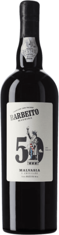 1 197,95 € Envío gratis | Vino Generoso Fortificado Barbeito O Americano I.G. Madeira 50 Años