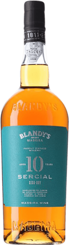 Spedizione Gratuita | Vino Bianco Blandy's Madeira I.G. Madeira Madera Portogallo Sercial 10 Anni 75 cl