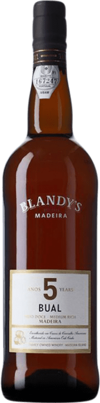 Free Shipping | White Wine Blandy's Madeira I.G. Madeira Madeira Portugal Boal 5 Years 75 cl