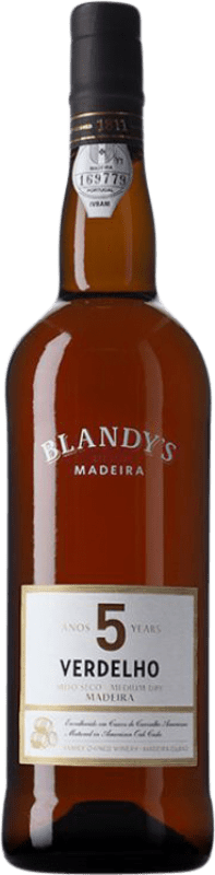 Spedizione Gratuita | Vino Bianco Blandy's Madeira I.G. Madeira Madera Portogallo Verdejo 5 Anni 75 cl