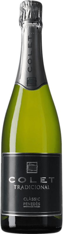 Бесплатная доставка | Белое игристое вино Colet Brut Nature — Брют Натюр Традиционный D.O. Penedès Каталония Испания 75 cl