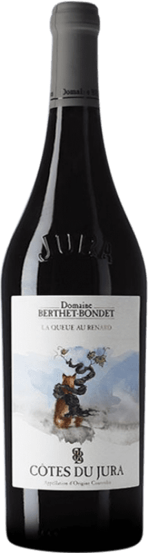 Free Shipping | Red Wine Berthet-Bondet La Queue au Renard Jura France Pinot Noir 75 cl