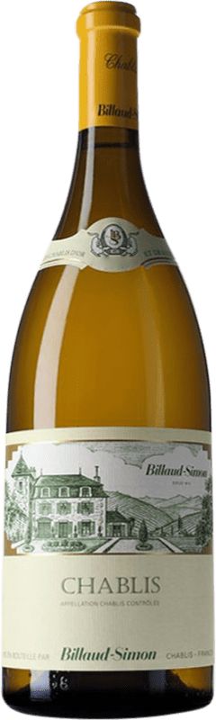 Envío gratis | Vino Blanco Billaud-Simon A.O.C. Chablis Borgoña Francia Chardonnay Botella Magnum 1,5 L