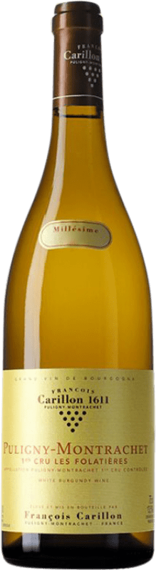 Free Shipping | White Wine François Carillon Les Folatières 1er Premier Cru A.O.C. Puligny-Montrachet Burgundy France 75 cl