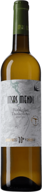 Spedizione Gratuita | Vino Bianco Itsasmendi D.O. Bizkaiko Txakolina Paese Basco Spagna Hondarribi Zuri, Hondarribi Zerratia 75 cl