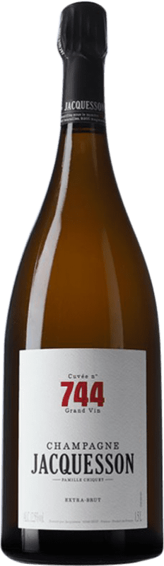 Spedizione Gratuita | Spumante Bianco Jacquesson 744 Cuvée A.O.C. Champagne champagne Francia Pinot Nero, Chardonnay, Pinot Meunier Bottiglia Magnum 1,5 L