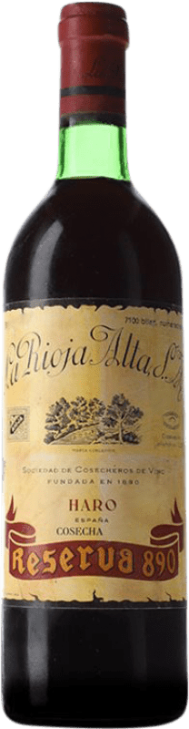 432,95 € Бесплатная доставка | Красное вино Rioja Alta 890 Гран Резерва 1959 D.O.Ca. Rioja