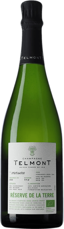 99,95 € Envio grátis | Espumante Branco Telmont La Terre Reserva A.O.C. Champagne