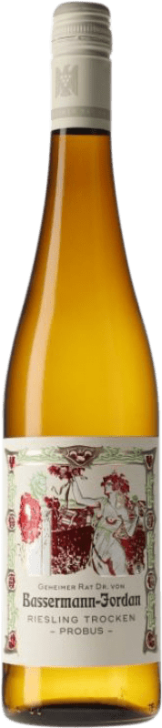 Envío gratis | Vino Blanco Dr. Von Bassermann-Jordan Probus Trocken — Seco Q.b.A. Pfälz Pfälz Alemania Riesling 75 cl