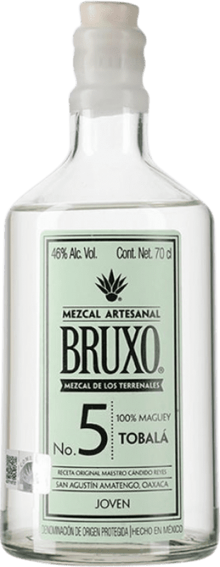 Бесплатная доставка | Мескаль Agave Capital Bruxo Nº 5 Oaxaca Мексика Tobalá — Агавa Тобала 70 cl
