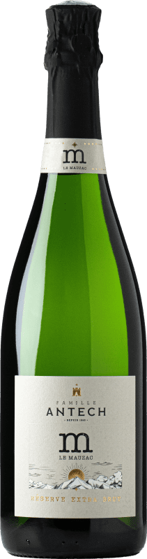 Envoi gratuit | Vin Mousseux Blanc Antech Brut Réserve A.O.C. Blanquette de Limoux Languedoc France Mauzac 75 cl
