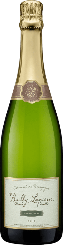Free Shipping | White Sparkling Wine Bailly-Lapierre Brut A.O.C. Crémant de Bourgogne Burgundy France Chardonnay 75 cl