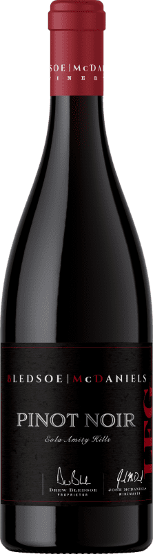 Envío gratis | Vino Tinto Bledsoe McDaniels LFG Oregón Estados Unidos Pinot Negro 75 cl