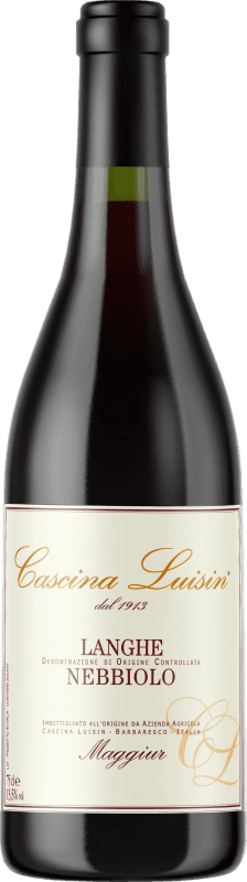 Free Shipping | Red Wine Cascina Luisin Maggiur D.O.C. Langhe Piemonte Italy Nebbiolo 75 cl