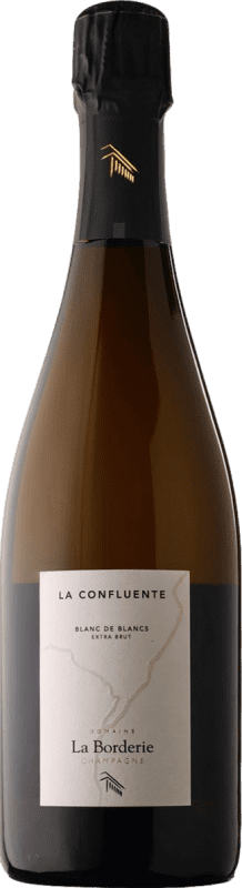 Envío gratis | Espumoso Blanco Domaine la Borderie La Confluente Extra Brut Blanc de Blancs A.O.C. Champagne Champagne Francia Chardonnay, Pinot Blanco 75 cl