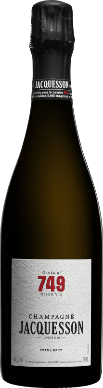 送料無料 | 白のスパークリングワイン Jacquesson 749 Cuvée A.O.C. Champagne シャンパン フランス Pinot Noir — ピノ・ノワール, Chardonnay — シャルドネ, Pinot Meunier — ピノ・ムニエ 75 cl