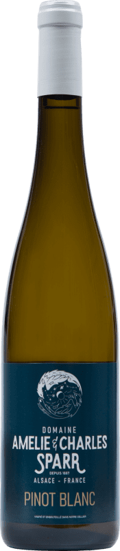 Kostenloser Versand | Weißwein Amélie & Charles Sparr Pensée A.O.C. Alsace Elsass Frankreich Pinot Blanc — Weißburgunder Organic — Bio 75 cl